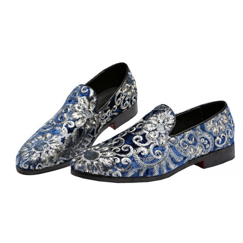 mens floral loafers