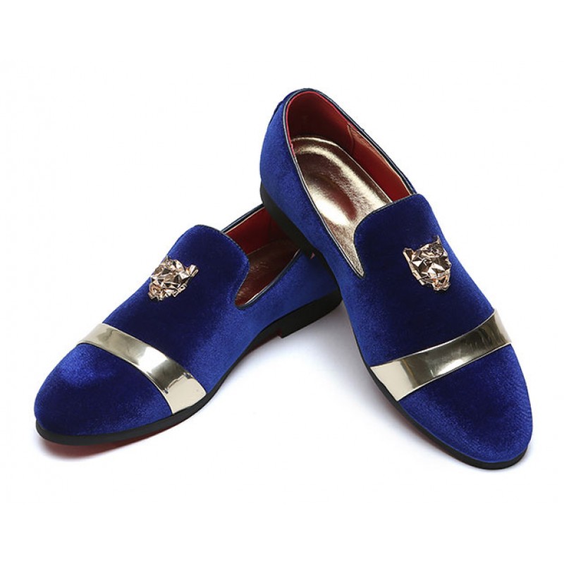 royal blue mens shoes