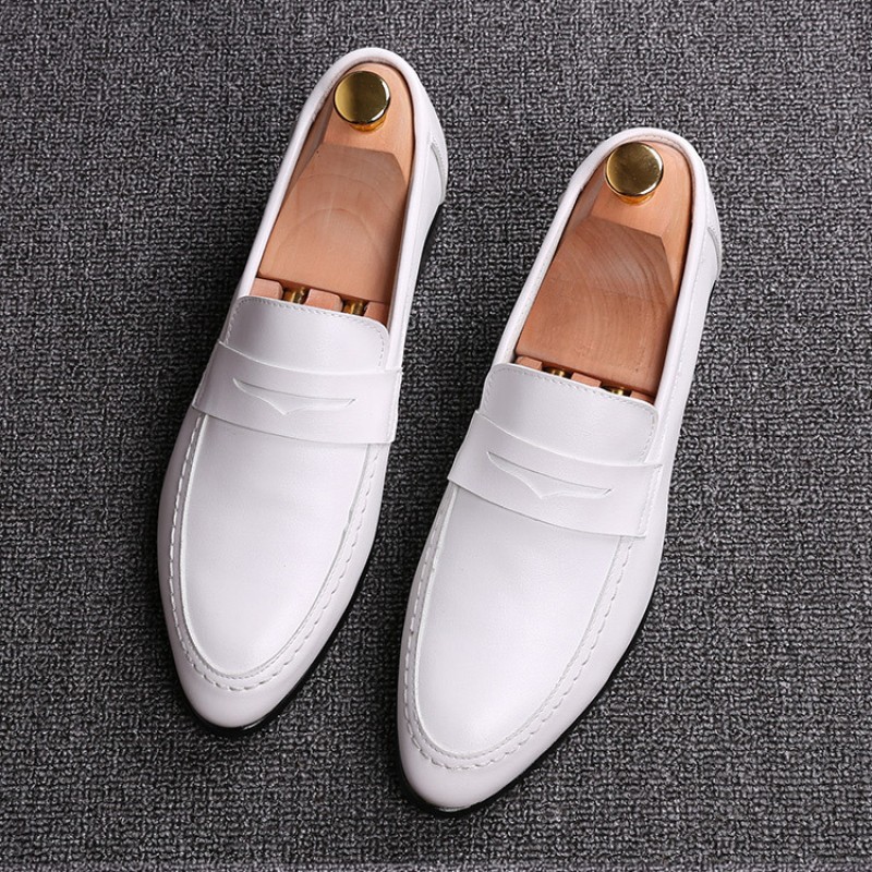 mens white dress loafers