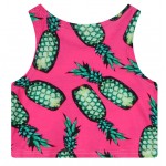 Pink Watermelons Cropped Sleeveless T Shirt Cami Tank Top 