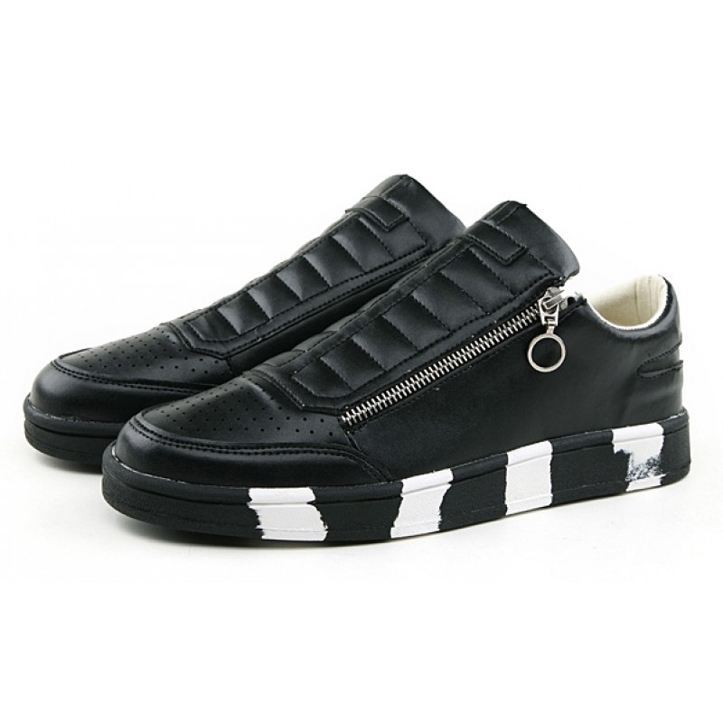 sneakers with zipper on side