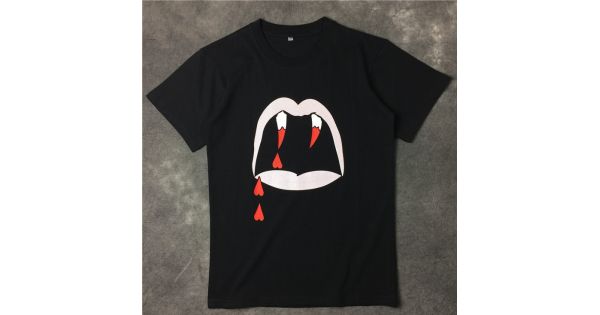 Saint laurent outlet teeth t shirt