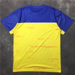 Grey Blue Yellow Lion on Rock Round Neck Short Sleeves Mens T-Shirt