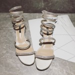 Khaki Satin Diamantes Swirl Evening Bridal Glamorous Sandals Flats Shoes