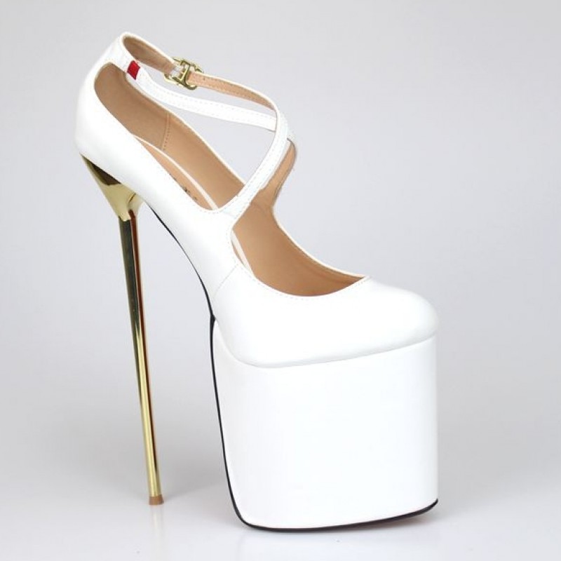 all white heels shoes