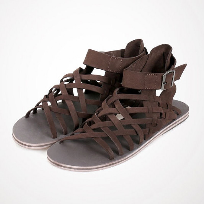 mens strappy leather sandals