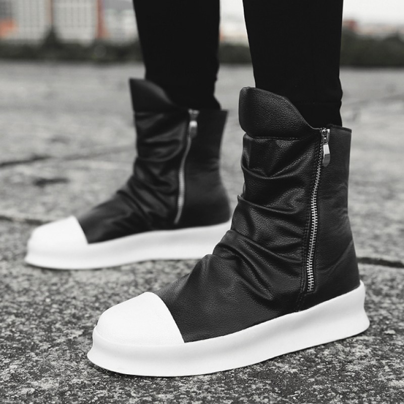 mens sneakers black and white