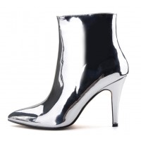 Shiny hot sale pointy boots