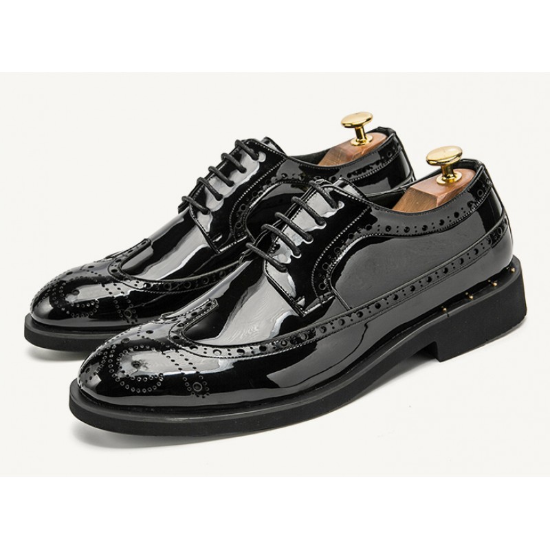 Details about   Mens Low Top Faux Leather Shoes Pointy Toe Tassels Shiny Nightclub Oxfords New L 