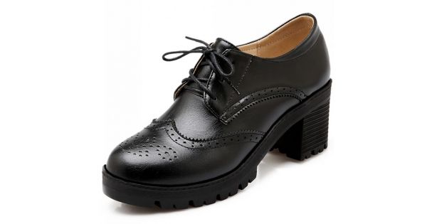 black old school shoes
