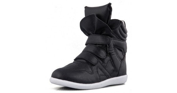 black and white high top sneakers