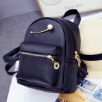 Black Gold Giant Pearl Cute Mini Backpack Bag