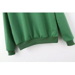Green December 25th Christmas Xmas Long Sleeve Sweatshirts Tops