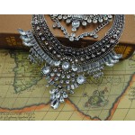 Silver Vintage Antique Tribal Bohemian Ethnic Necklace