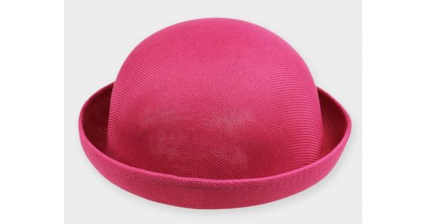 pink bowler hat