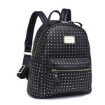 Black White Red Green Gold Studs Gothic Punk Rock Backpack