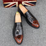 Brown Tassels Mens Oxfords Loafers Dress Dapper man Shoes Flats