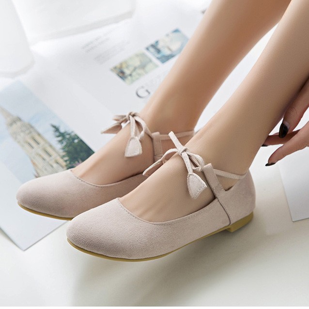 cream lace ballet flats