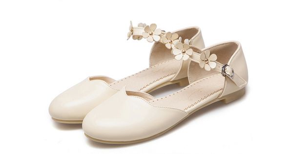 cream mary jane shoes