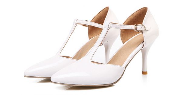 white heeled mary janes
