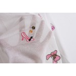 White Embroidery Handbags Perfumes Mid Sleeves Cropped Cardigan Outer Jacket