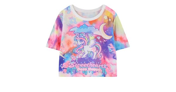 Unicorn Rainbow Galaxy Short-Sleeves Tshirt Baby Boy 