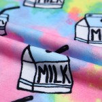 Blue Rainbow Milk Harajuku Funky Short Sleeves T Shirt Top
