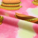 Pink Rainbow Hamburgers Harajuku Funky Short Sleeves T Shirt Top