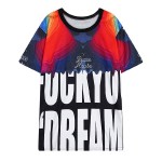 Black World Peace Please Fcuk Your Dream Funky Short Sleeves T Shirt Top