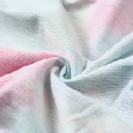 Pink Blue Rainbow Unicorns Cloud Cartoon Cropped Long Sleeve Sweatshirts Tops