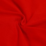 Red SELFIE Cropped Long Sleeve Sweatshirts Tops