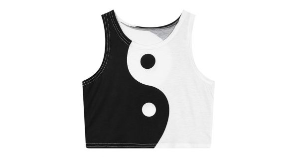 Qianli Camisole tank tops female solid color outer wear running volume  inside the sexy small camisole bottoming shirt female（white+black） 