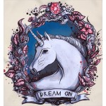 Cream Unicorn Dream On Long Sleeve Sweatshirts Tops
