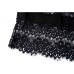 Black Crochet Lace Sheer Sexy Batwing Kimono Cardigan Outer Wear
