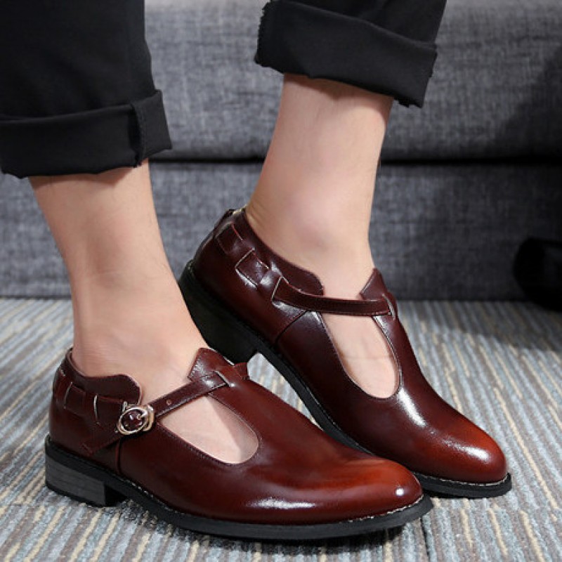 t strap loafers