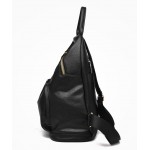 Pink Black Gold Zipper Fashion Vintage School Funky Bag Backpack
