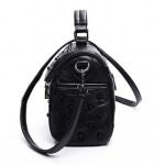 Black Studs Cross Punk Rock Cross Body Handbag Camera Bag