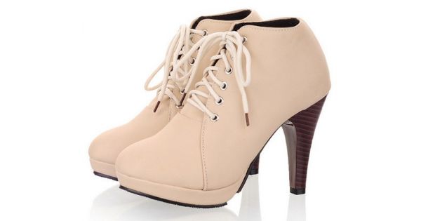 beige booties