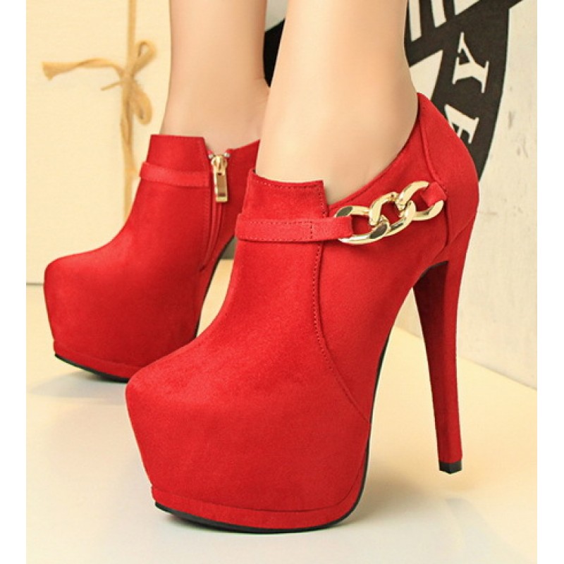 ZEYZANI Designer Boots and Shoes, Blk Suede Red Bottom-Stiletto Pumps