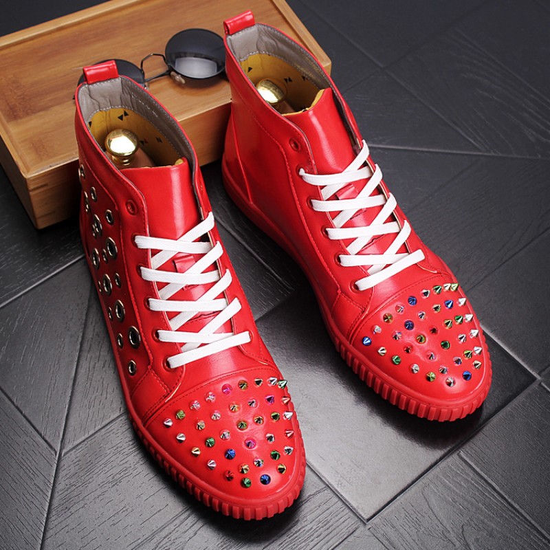 louis vuitton red bottoms with spikes