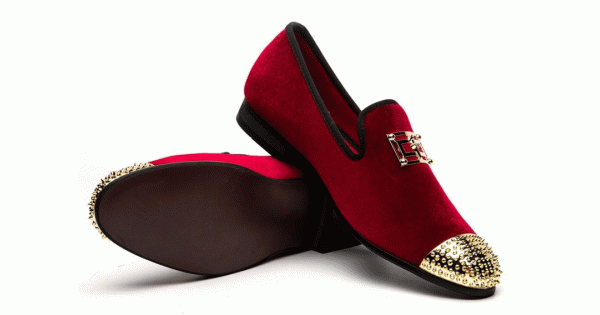 Germuss Luxury Designer Shoes Spiked Men Shoes Non-slip Footwear