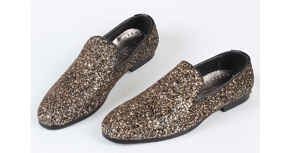 bedazzled mens loafers