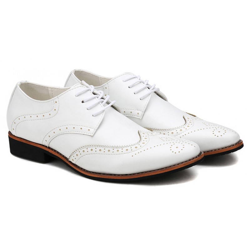 white mens oxford shoes