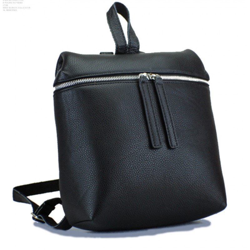 Hermès Black Swift Leather Unisex Sling Backpack
