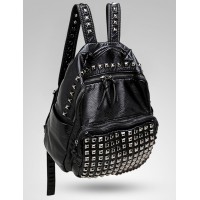 Black backpack with studs store