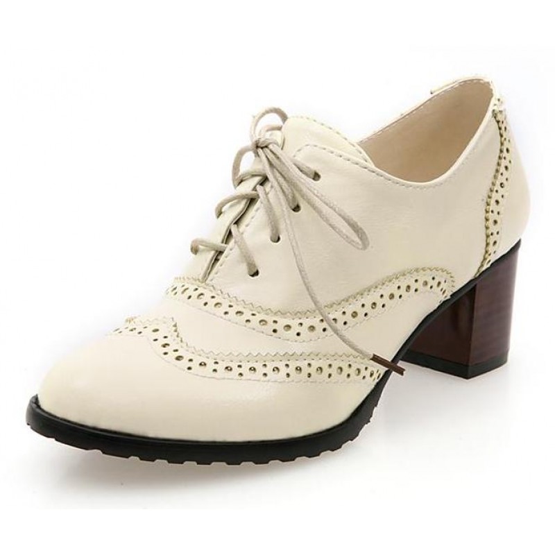 cream dress shoes