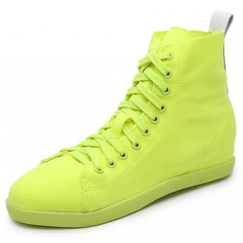 lime yellow shoes