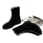 Black Suede Leather Vintage Zipper Round Head Grunge Mens Boots Bootie Shoes