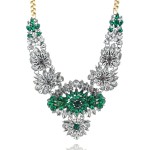 Green Crystals Vintage Glamorous Bohemian Ethnic Necklace