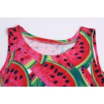 Pink Pineapples Cropped Sleeveless T Shirt Cami Tank Top 